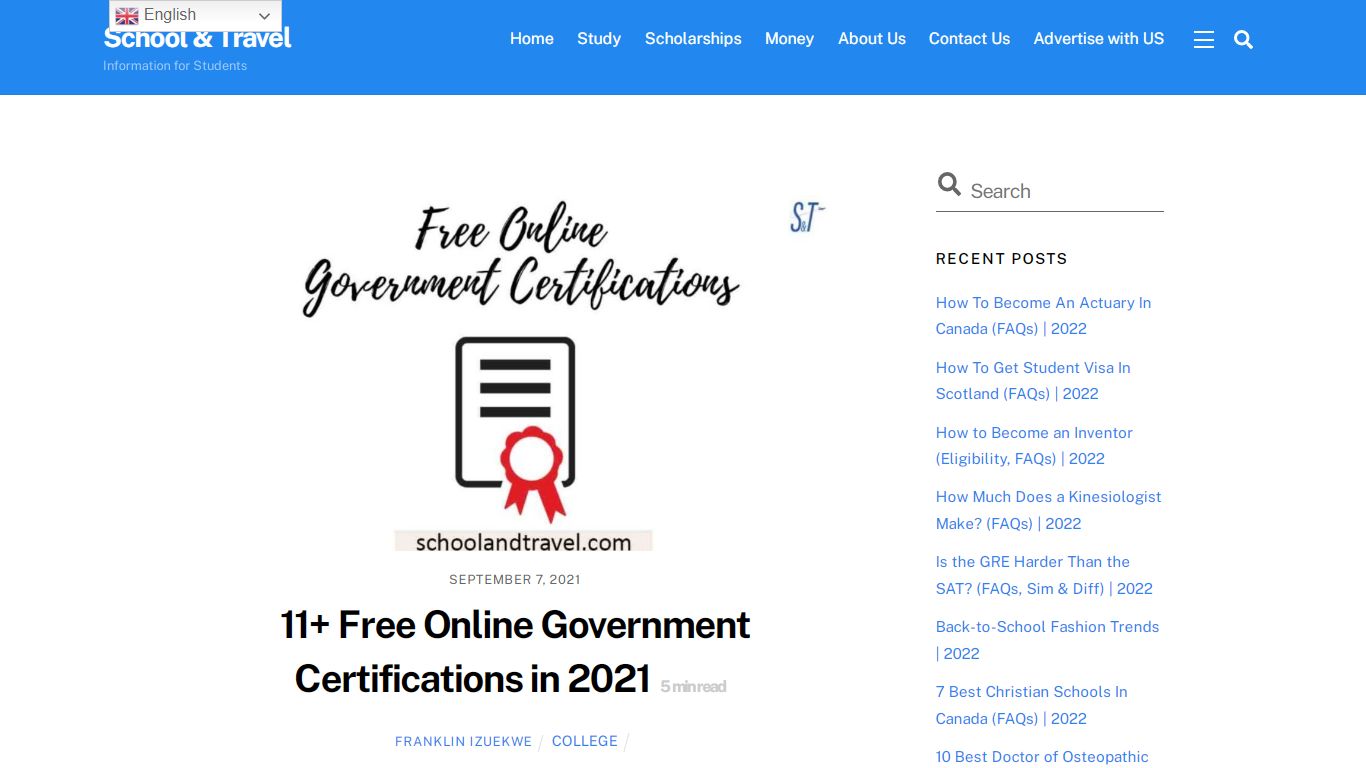 11+ Free Online Government Certifications in 2021